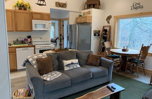 Morganton Cabin | 3-bedroom 2 & half bath cabin in charming Morganton comfortably sleeps 7 adults.