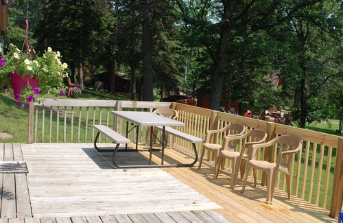 Nevis Cabin | 3 BR Cabin Surrounded by Pines on Fishing/Swimming Lake