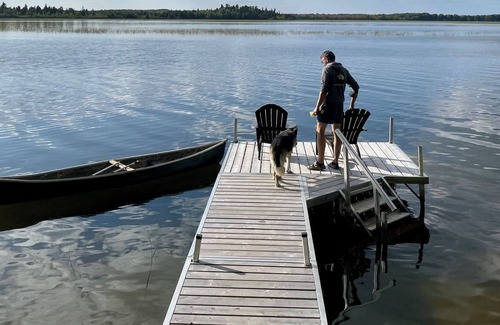 Ramara Cottage | 3 BR Sunset Lakeview Waterfront Cottage nestled in the trees on Lake Dalrymple