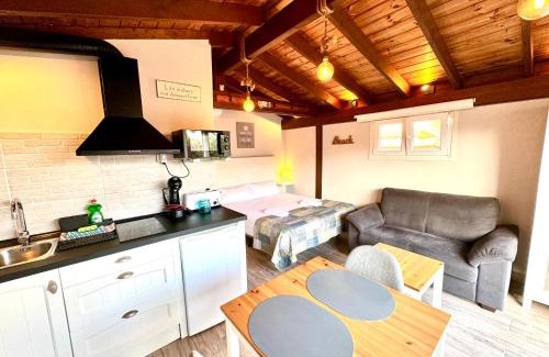 Puerto Marino Apartment | 3 Casita-Estudio con Jardín en la playa
