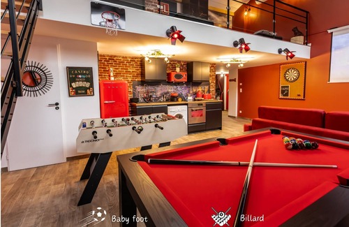 Jacquard - Prefecture Apartment | 3 Logements 300 m2 Loft Billard/Babyfoot/BAR À Jeux