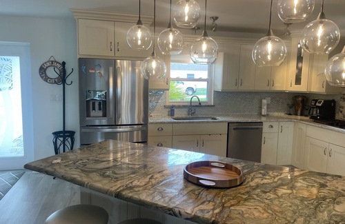 Saint James City House | 3 Master Suites-EVERYTHING is new pool home on the water