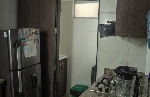 El Rodadero Apartment | 3 min to beach apartment, ocean view, terrace, big pool, and AC in Santa Marta