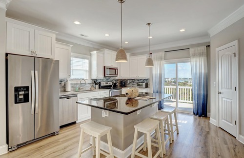 North Topsail Beach House | 3 Night Minimum - Elevator, Hot Tub, Community Pool!