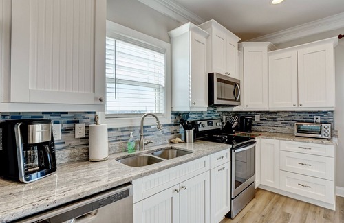 North Topsail Beach House | 3 Night Minimum - Elevator, Hot Tub, Community Pool!