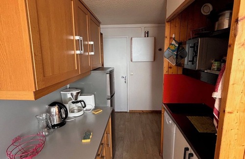 Arc-1600 Apartment | 3 Real rooms 50 m2 at the foot of the slopes(French Ski School)and summer swimming pool