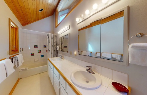 Weisshorn House | 3-Story Dog-Friendly Home w/Wood Fireplace, Fast WiFi, Deck, Grill, Mtn View