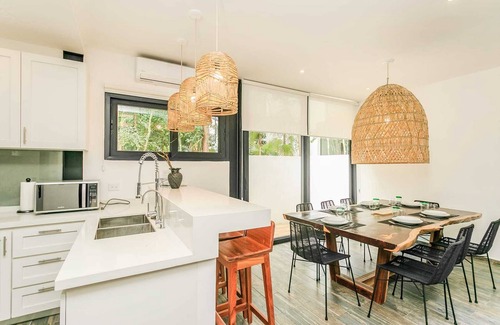 Ek Balam Village House | 3 Story Home, Private Roof Pool, Tropical Views