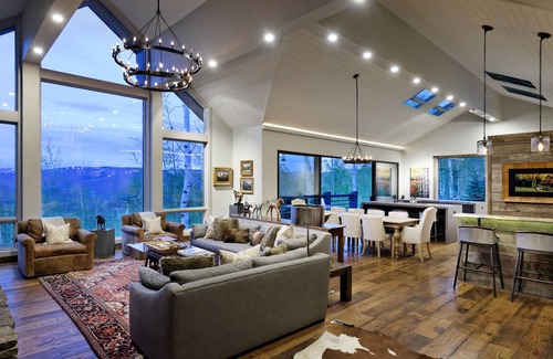 Snowmass Village House | 3 story Luxury Ski In/Ski out Mountain Contemporary Home