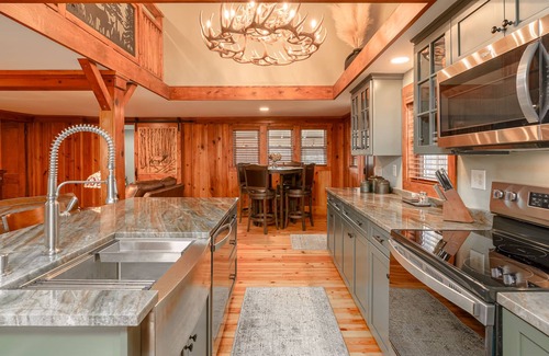 North Royalton Cabin | 30-Acre Horse Ranch Upscale Cabin W/Pool, Otdr. Fireplace, Trails, River & Pond