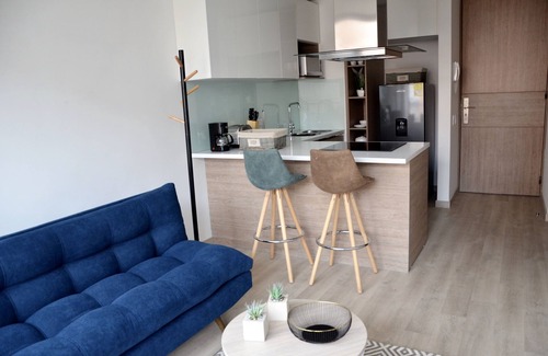 Calle 100 Apartment | 301 Moderno Loft 1 Habitación con Balcón