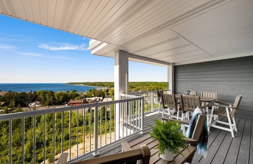 Sister Bay Condo | 302 with a View! Luxury 2 bed 2 bath condo with amazing views of Sister Bay