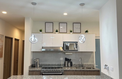 Rosarito Condo | 3BR Oceanview retreat with AC, Sleep 8, Gated, Top floor, Pool, Security 24/7