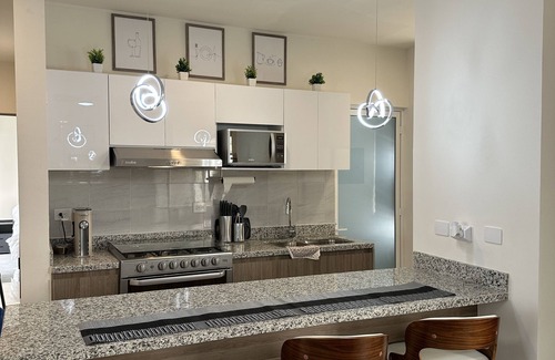 Rosarito Condo | 3BR Oceanview retreat with AC, Sleep 8, Gated, Top floor, Pool, Security 24/7