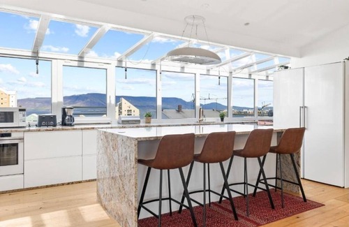 Hliðar Apartment | 3BR Penthouse with Stunning Mountain, Ocean, & City Views in Reykjavik's