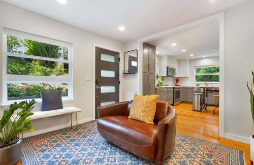 North Beach/Blue Ridge House | 3BR Seattle Home · Sleeps 4 · Yard, Fire Pit & EV Charger