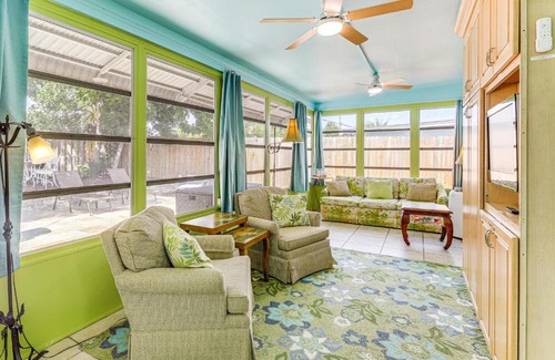 Stuart House | 4 Mi to Beaches Vibrant Stuart Villa with Patio!