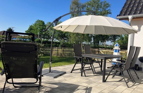 Kirchdorf Apartment | 4-star maisonette apartment "pick-up house" near the Boddenstrand
