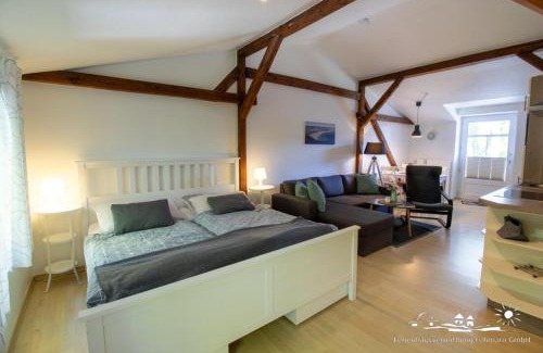 Burg auf Fehmarn House | 40 Weiße Villa am Schwanenteich OG links