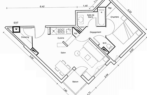 Belle Plagne Apartment | 41 m² Apartment ∙ 1 bedroom ∙ 4 guests