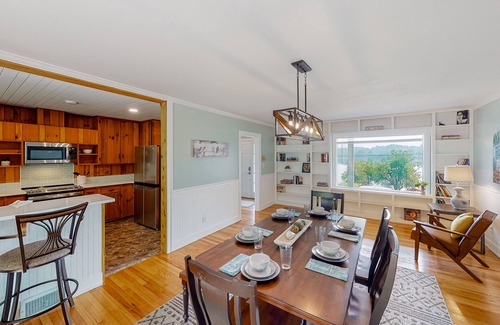 Lake Junaluska House | 4BDR & 3 BA Lakefront Home with views, outdoor living and dog-friendly!
