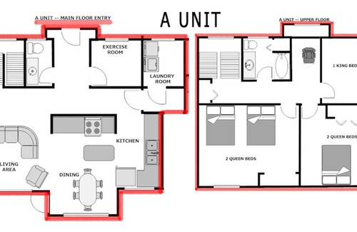 Division No. 3 House | 5 minutes from Waterton - sleeps 26 - WCV Unit A&C