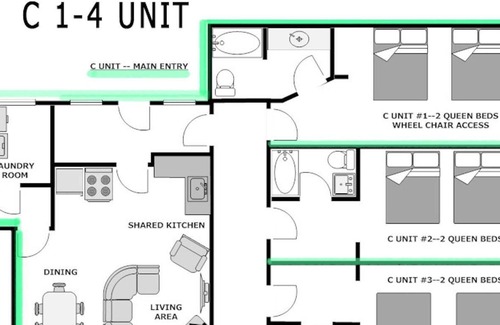 Division No. 3 House | 5 minutes from Waterton - sleeps 26 - WCV Unit A&C