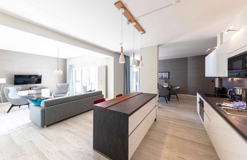Ostseebad Wustrow Apartment | 5-star Welleneck vacation apartment for 6 people with corner balcony and infrared cabin