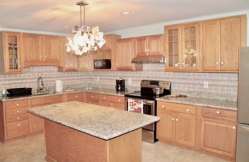 East Stroudsburg House | 5000sqft Mountain View Pool Hot Tub Sauna Firepit Games Multiple LARGE Deck