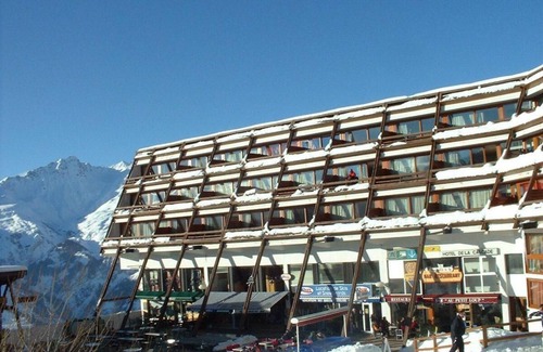 Arc-1600 Apartment | 50m from ski lifts, 6th floor, balcony, tv, ski locker, 33m², Les Arcs