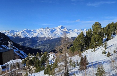 Arc-2000 Apartment | 50m from ski slopes, 12nd floor, balcony, tv, 30m², Les Arcs