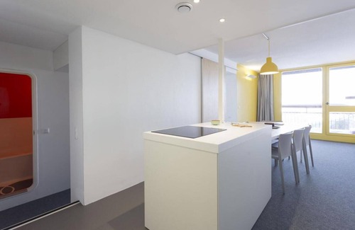 Arc-2000 Apartment | 50m from ski slopes, 7th floor, balcony, tv, 56m², Les Arcs