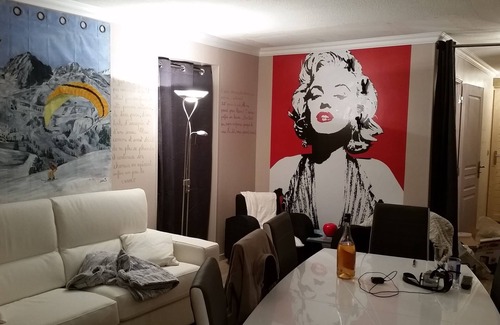 Bellentre Apartment | 56m2 renovated on ski slope accessible by car mont blanc view