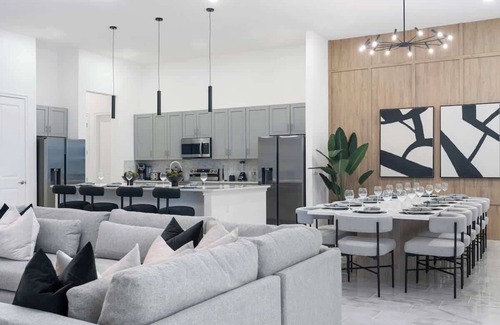 Florida Central Atlantic Coast House | 5836-Lakefront Grandeur: 15BR & Themed Suites