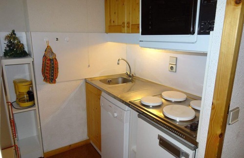 Les Avanchers-Valmorel Apartment | 5m from ski slopes, 4th floor, terrace, tv, ski locker, 24m², Valmorel