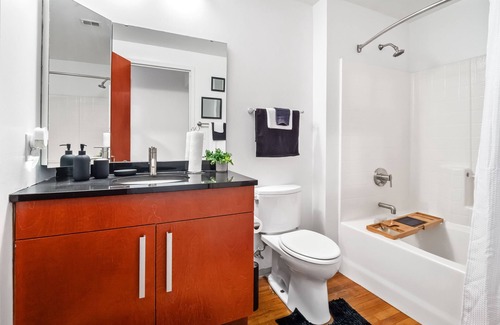 Downtown St. Louis Apartment | 5th floor loft featuring a private balcony