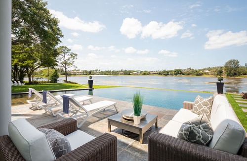 Pine Ridge House | 6 BR, 5 1/2 BA 2 Acre Lake Estate Heart Of Pine Ridge Naples