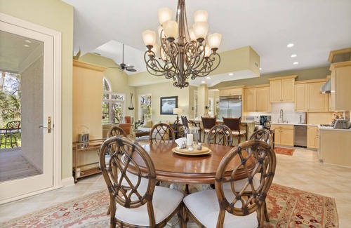Vanderhorst Plantation House | 7 Avocet: 5BR Home with Pool & Spa, Lagoon Views, Beach Gear/Bike Credit