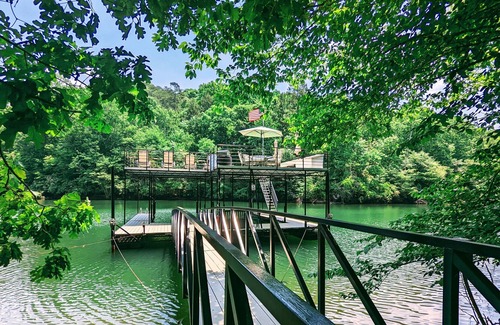 Flowery Branch House | 7000 sqft Luxury home on Lake Lanier with dock, pool, hot tub, sauna, & pavilion