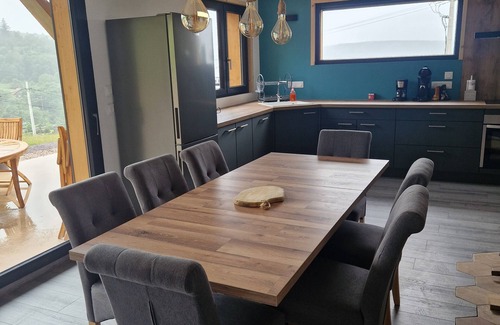 Anould Ski Chalet | 7pers chalet with petanque court, sauna, table soccer