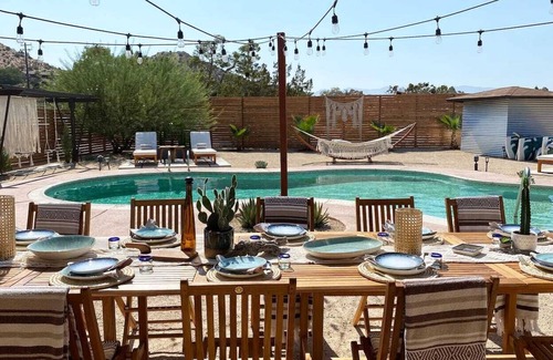 Yucca Valley House | A bright & spacious retreat w/ heated pool, hot tub & on-site wellness services