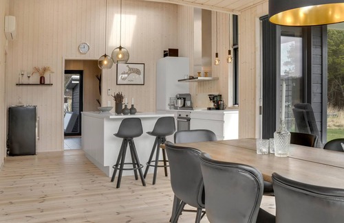Stege House | A few 100 meters from Råbylille beach, this comfortable vacation home welcomes you.