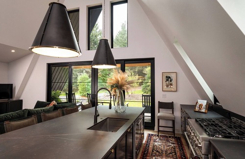 Fish Creek House | A-Frame in the woodsn3-bedroom with loft in delightful Fish Creek with WiFi, AC