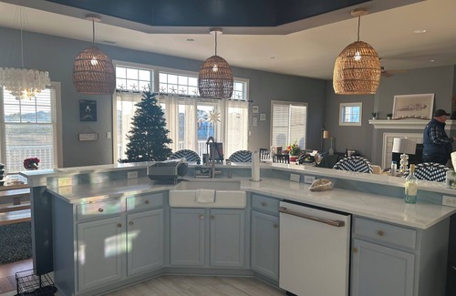 Cape Charles House | A newly remodeled spacious home. Private beach, amazng sunsets in Cape Charles.
