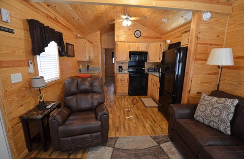 Christopher Creek Cabin | A one bedroom, one bathroom cabin overlooking Christopher Creek.