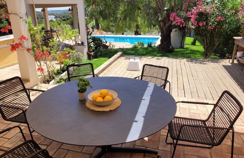 Bensafrim Villa | A south-facing, Mediterranean-style villa on 2 levels, walled and gated in a tranquil country setting, yet only 10 minutes from the popular historic, seafront city of Lagos in the Western Algarve