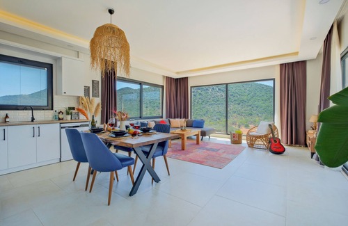 Kas Villa | A villa with panoramic views in the middle of nature in a village close to Kaş