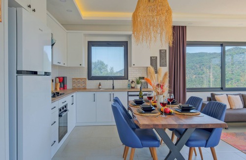 Kas Villa | A villa with panoramic views in the middle of nature in a village close to Kaş