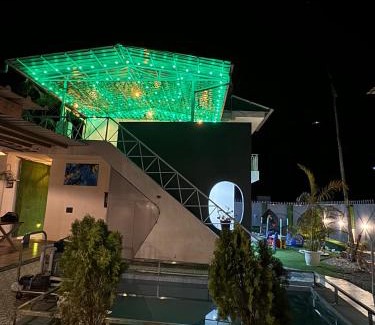 Kaul House | A7 Resorts 3 BHK Luxury Villa Pool Snooker Waterfall Bonfire River
