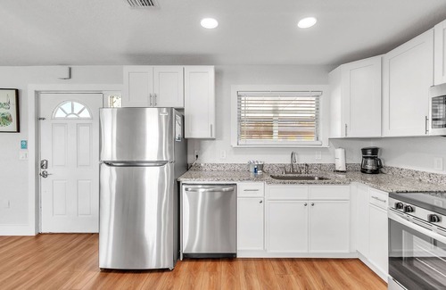 Treasure Island Apartment | 🌞Across From Beach👙Heated Pool🐬Bungalows #10🐶Dogs Welcome!